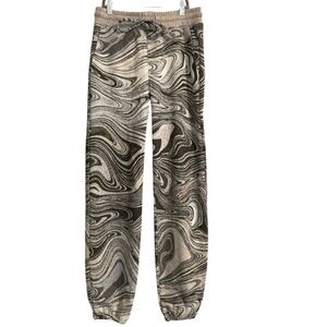 Twenty Montreal Marble Swirl Knit Jogger Pants Size Small